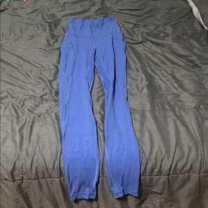 Women's Blue/Purple Lululemon High-Waisted Leggings With Pockets